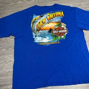 Harley Davidson Mens Size XL New Smyrna Beach Florida Bruce Rossmeyers
